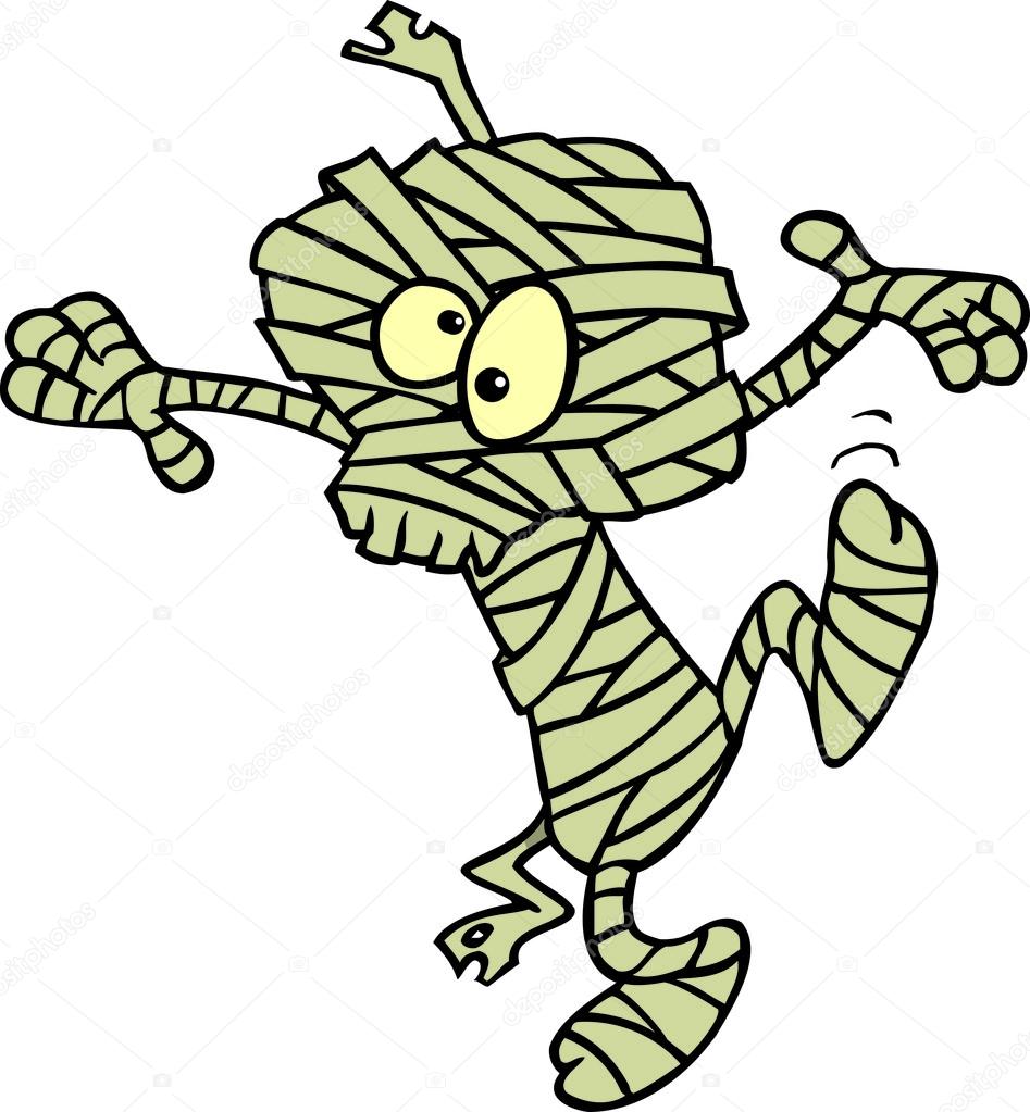 947x1023 Cartoon Mummy Dancing Stock Vector Ronleishman