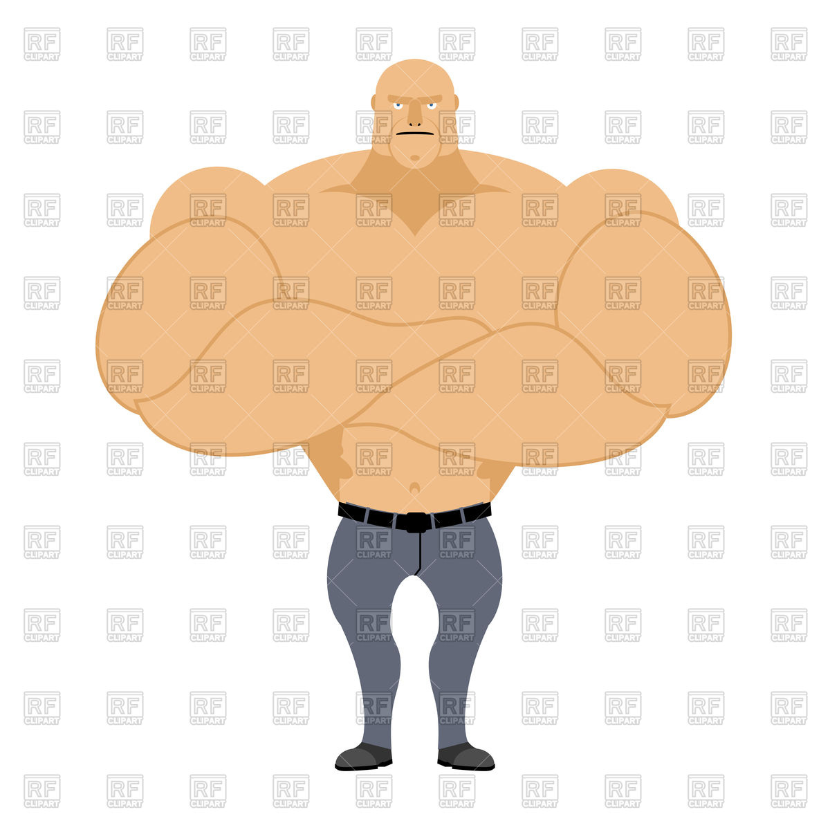 1200x1200 Strong Man, Muscleman On White Background, Bodybuilder With Big