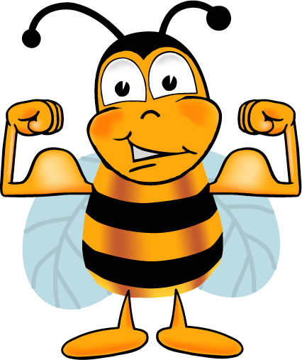 426x507 Bee Clipart Muscle