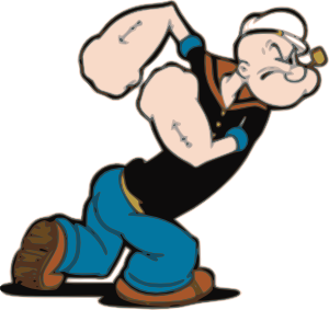 300x283 Muscle Man Clip Art