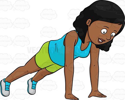 400x318 Strength Training Clipart