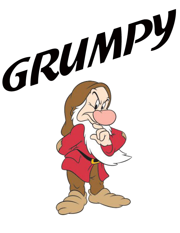 612x792 Grumpy Clipart