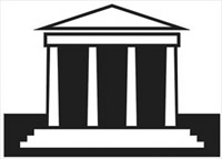 200x144 Clip Art Black And White Museum Clipart