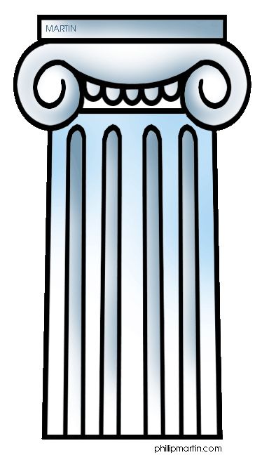 374x648 Museum Clipart Greek Column