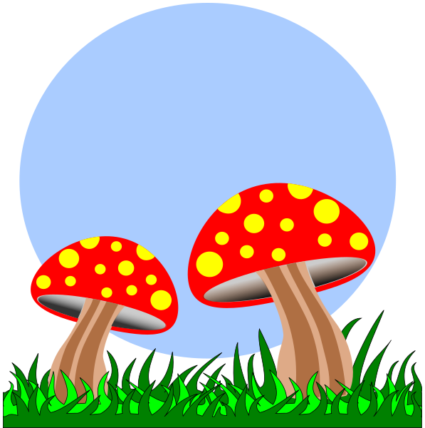 597x600 Mushroom Clipart Gress