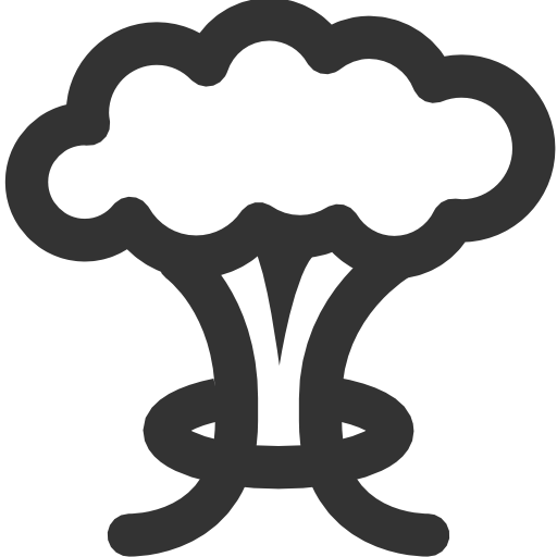 512x512 Mushroom Cloud Vector Free Download Clip Art