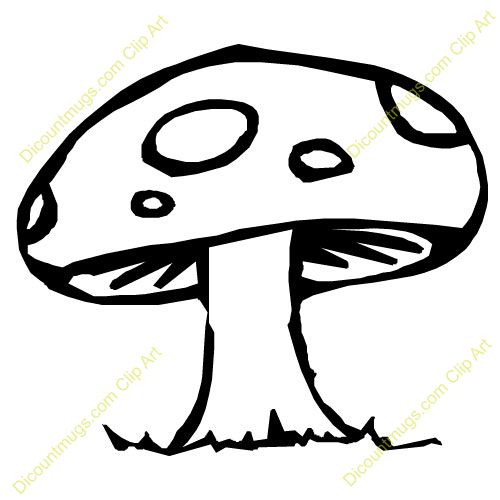 500x500 Mushroom Clipart