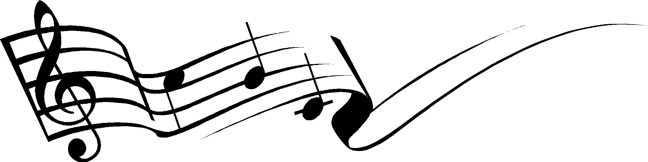 2170x543 Music Border Musical Borders Music Note Border Clipart