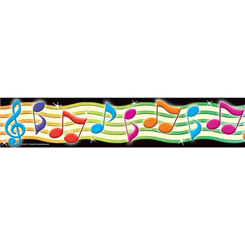 500x500 Musical Borders Colorful Music Note Border Free Clipart Images 3