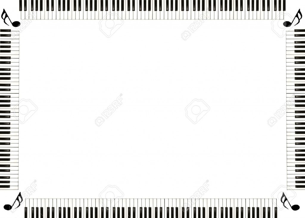 1024x731 Music Note Border