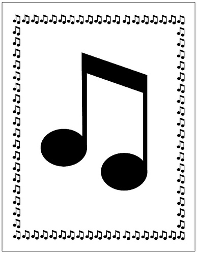 389x500 Music Border Christmas Music Notes Border Clip Art Free