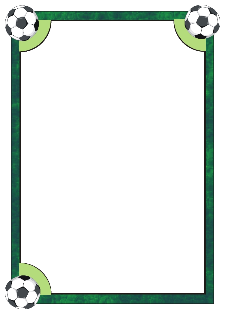 750x1050 Football Frames Clipart