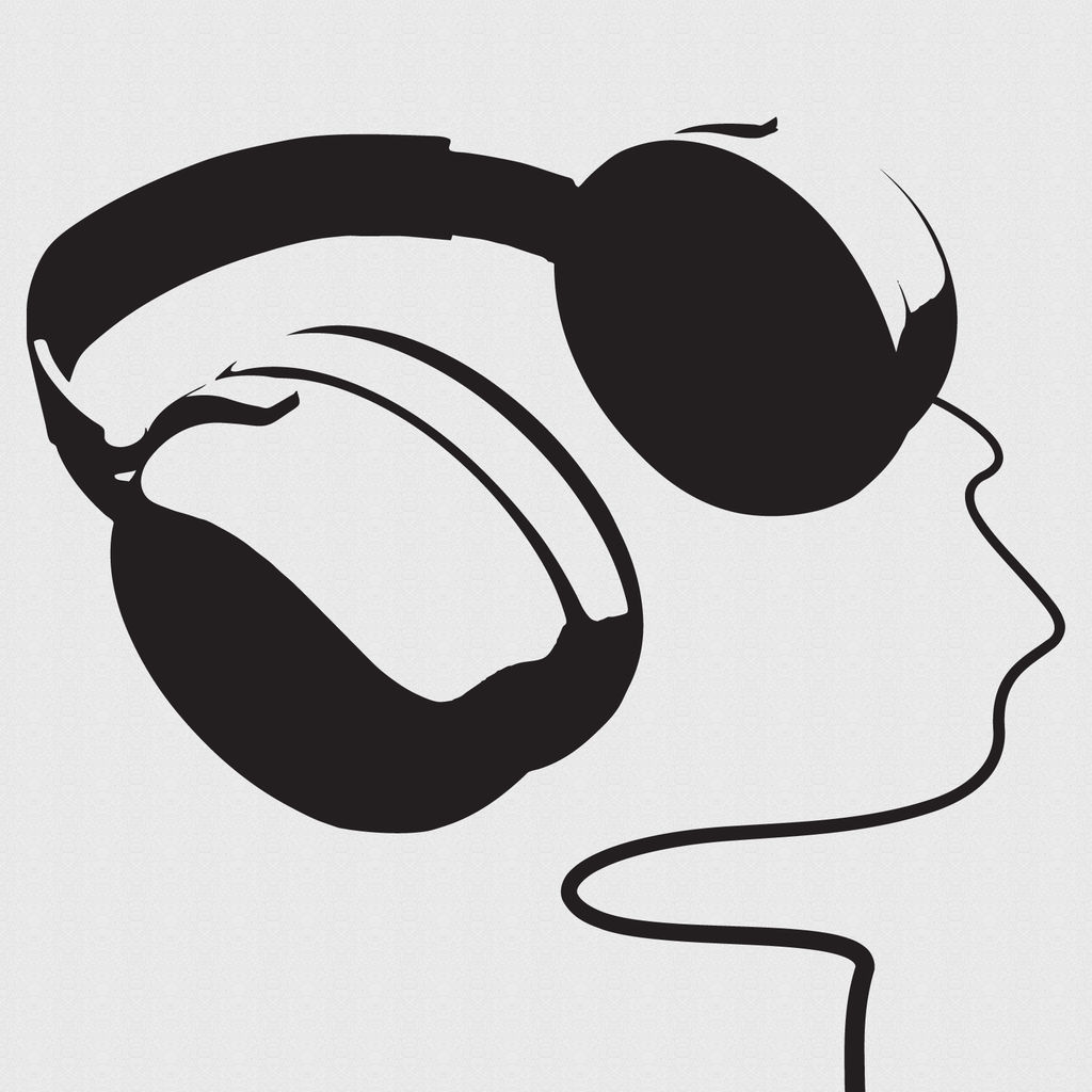 1024x1024 Headphone Clipart Music