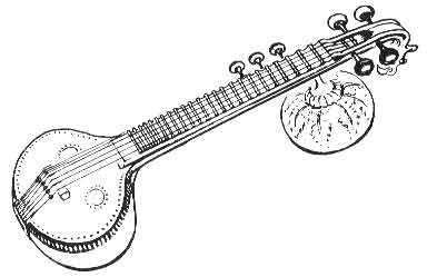 384x249 Indian Music Clipart