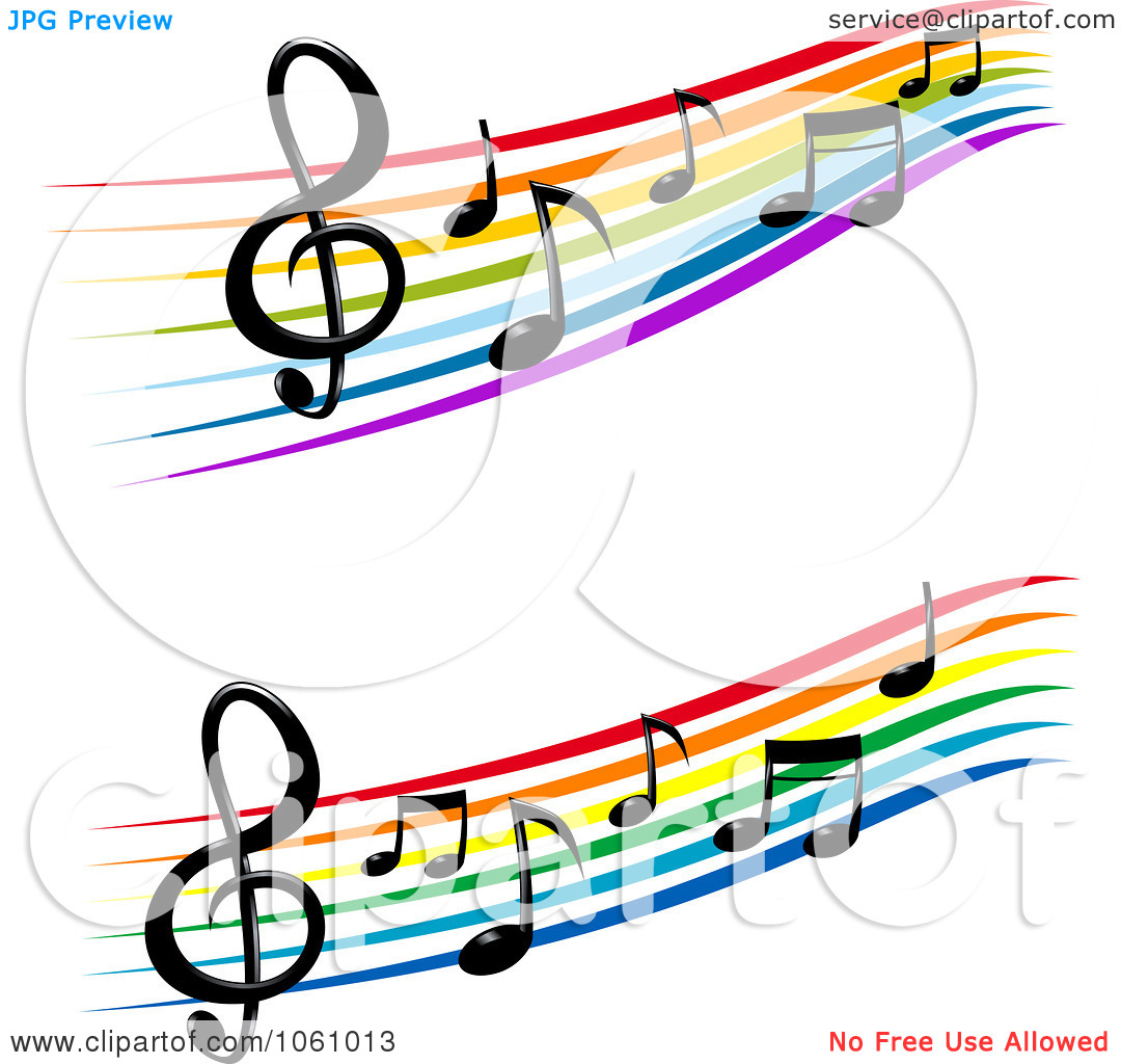 1080x1024 Colorful Music Note Border Clip Art Clipart Panda