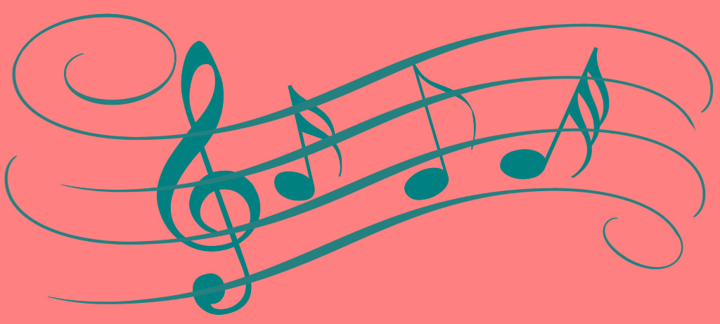 1024x461 Music Notes Images Free Clip Art