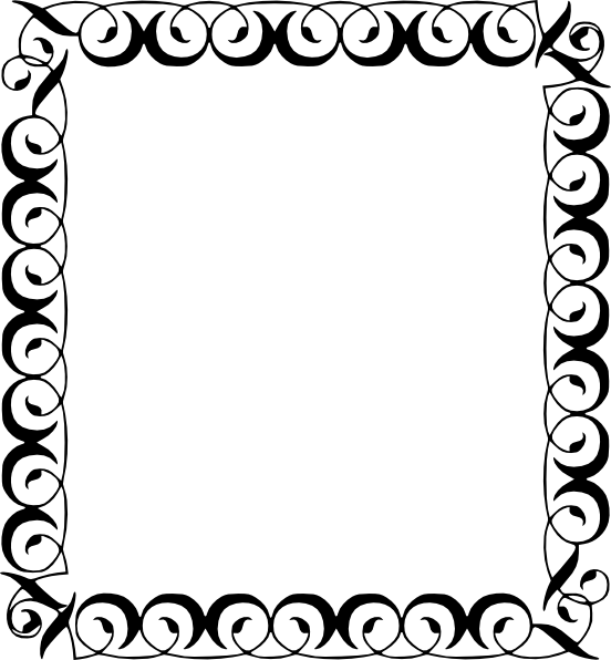 552x596 Border Clip Art