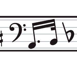 300x262 Best Music Note Border