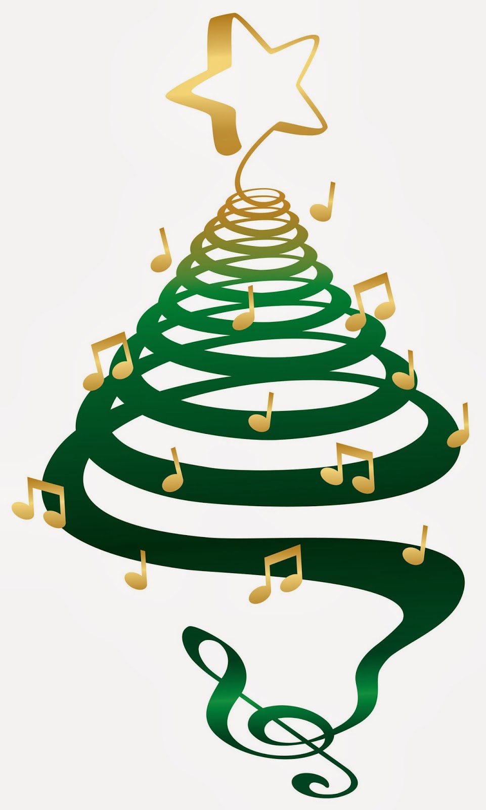 961x1600 Christmas Music Notes Clipart