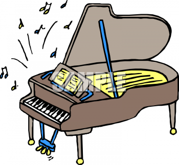 350x323 Piano Clipart