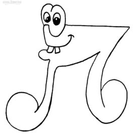 268x268 Printable Music Note Coloring Pages For Kids Cool2bkids Music