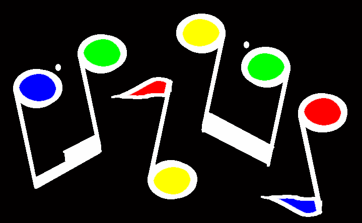 719x443 Music Notes Clipart Motion