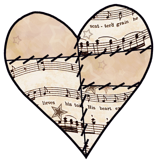 669x692 Free Music Notes Heart Clipart Image