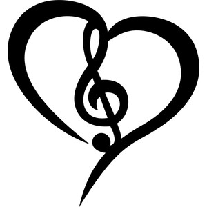 Music Note Heart Clipart | Free download on ClipArtMag