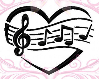 340x270 Treble Clef Heart Etsy