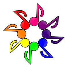 236x236 Free Clipart Colorful Music Notes, Free Free Clipart Colorful