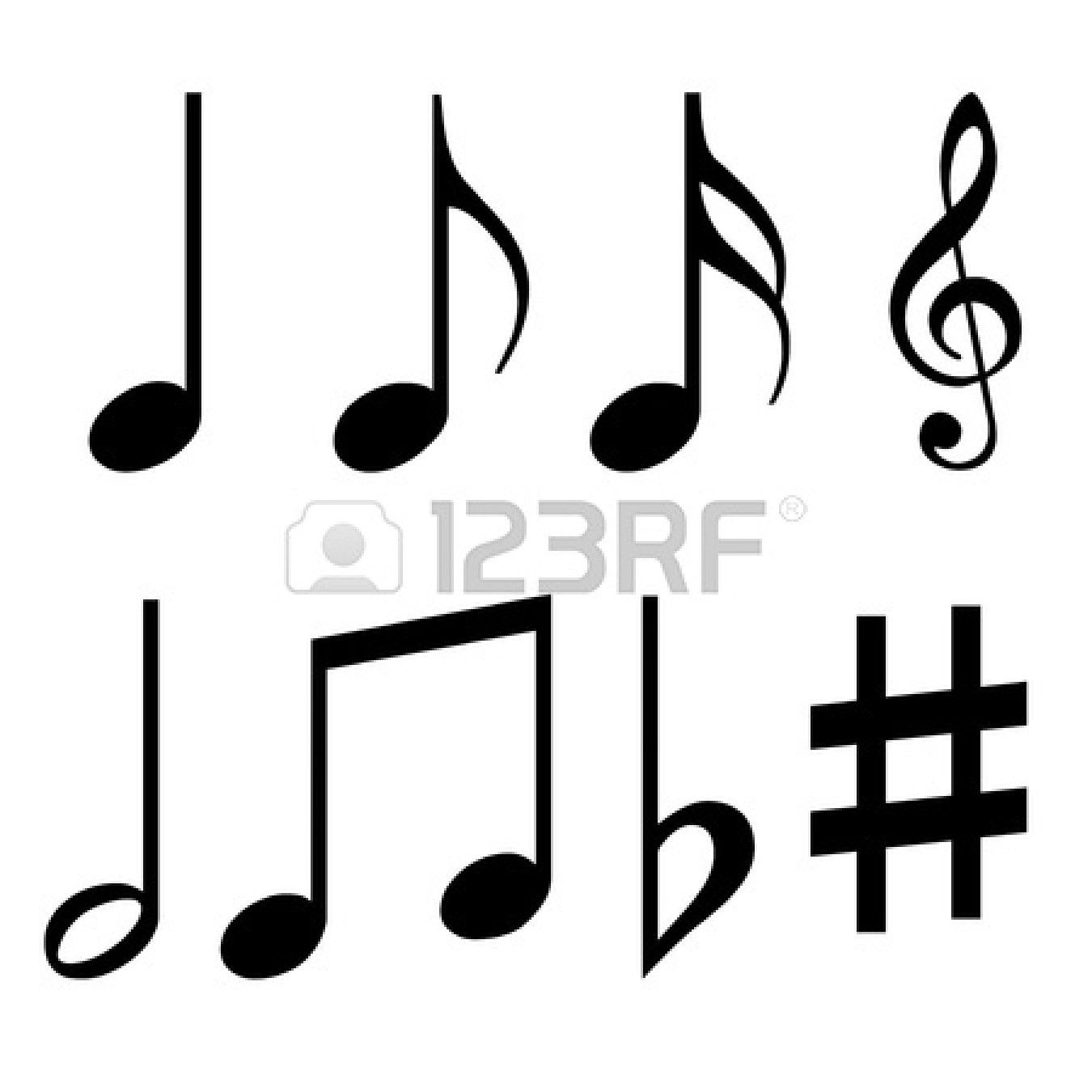 1350x1350 Music Notes For Facebook Clipart