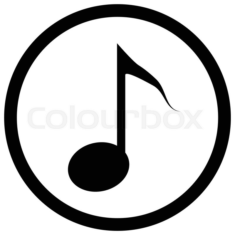 800x800 Note Icon Black. Music Notes, And Musical Icon Or Symbol Tune