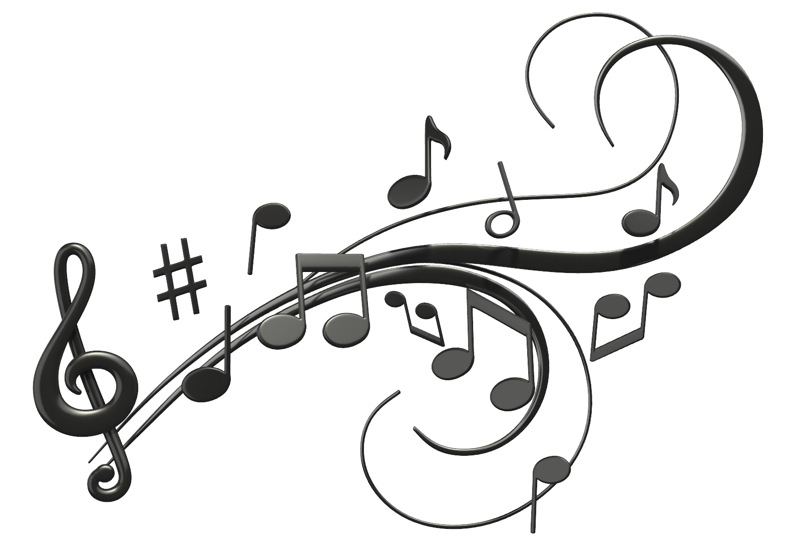 1600x1100 Free Music Notes Clipart