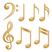 170x170 Gold Clipart Music Note