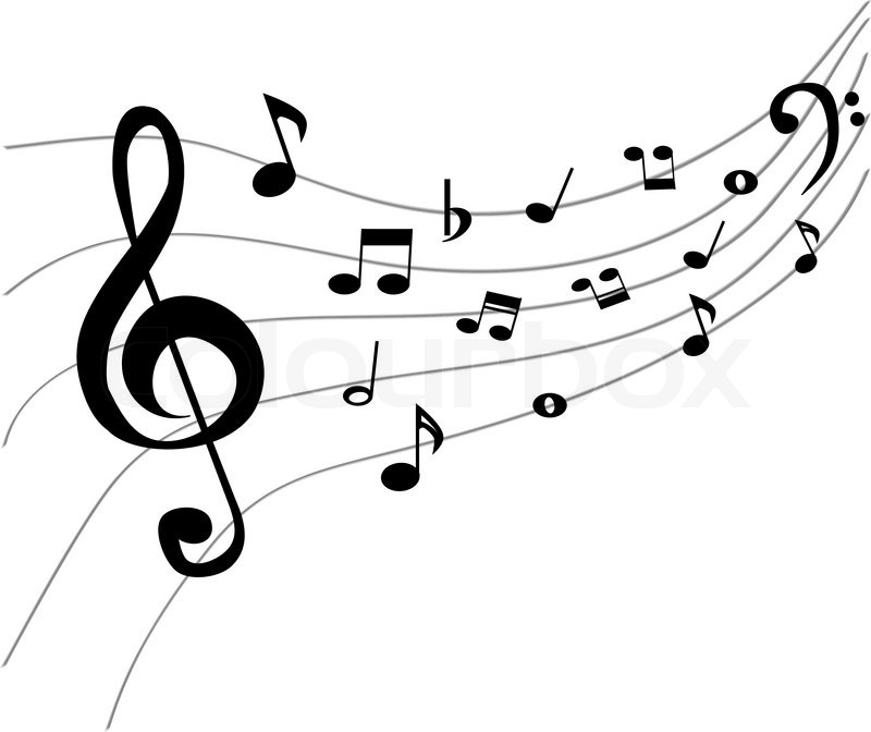 800x672 Treble Clef Template