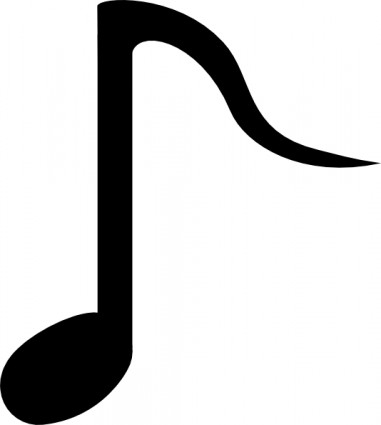 381x425 Clipart Of Music Note