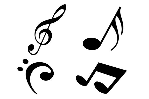 600x400 Free Modern Music Notes Vectors Download Free Vector Art, Stock