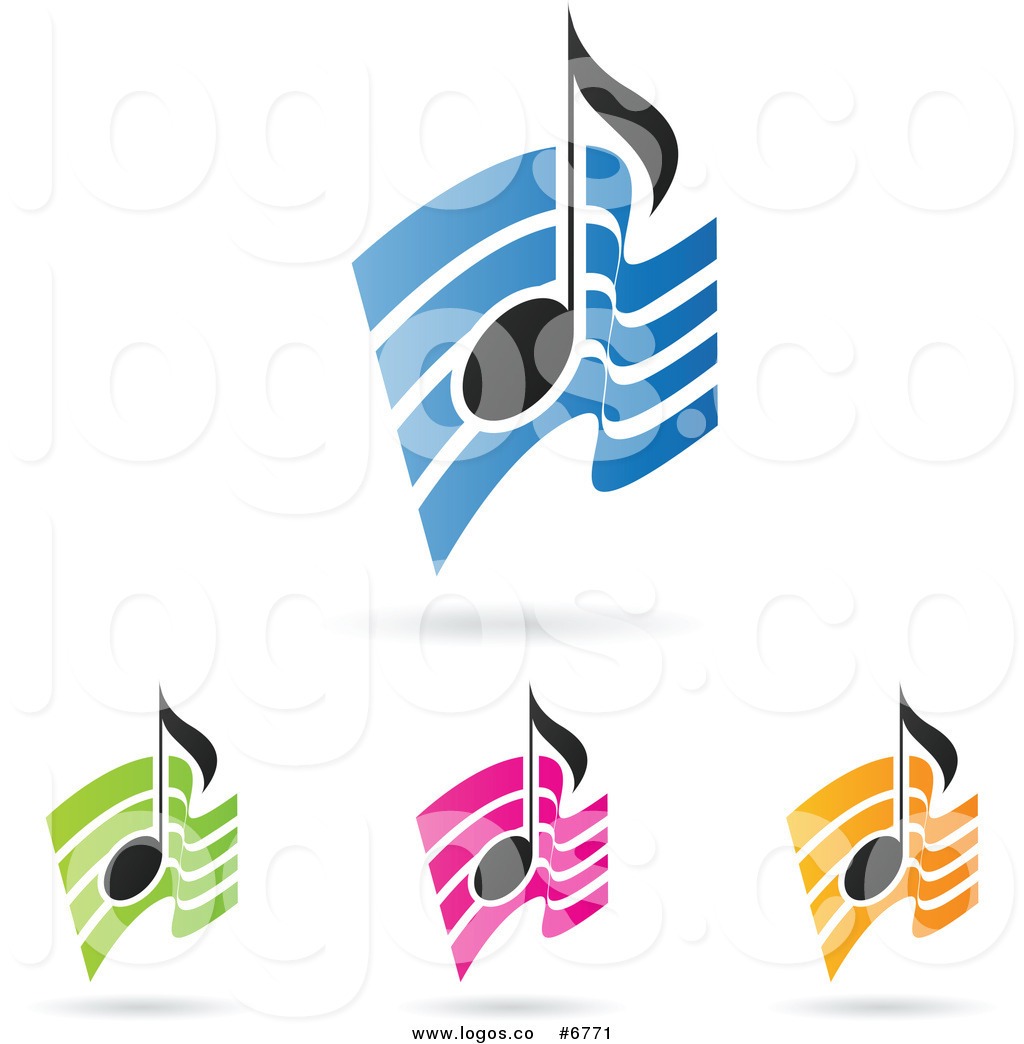 1024x1044 Royalty Free Clip Art Vector Logos Of Colorful Waves And Music