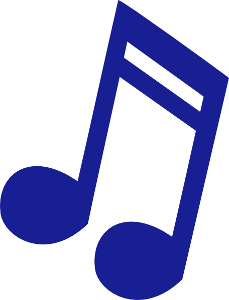 456x599 Blue, Music, Note, Eighteenth Note, Clip Art