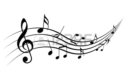 450x270 Music Notes On A Solide White Background Stock Photo, Picture