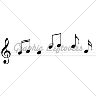 325x325 Black Musical Note Gl Stock Images