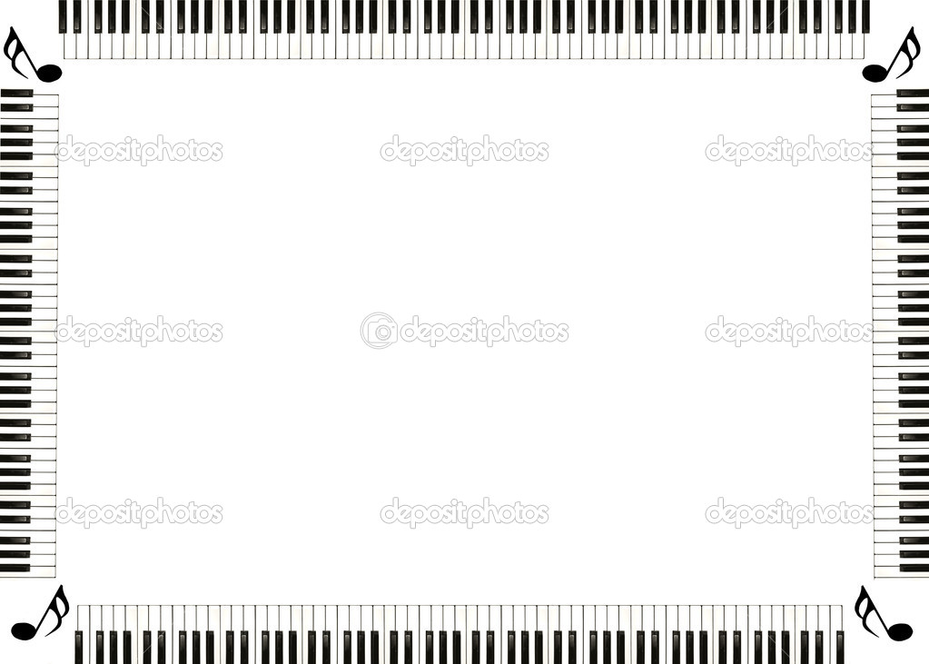 1023x731 Music Note Borders