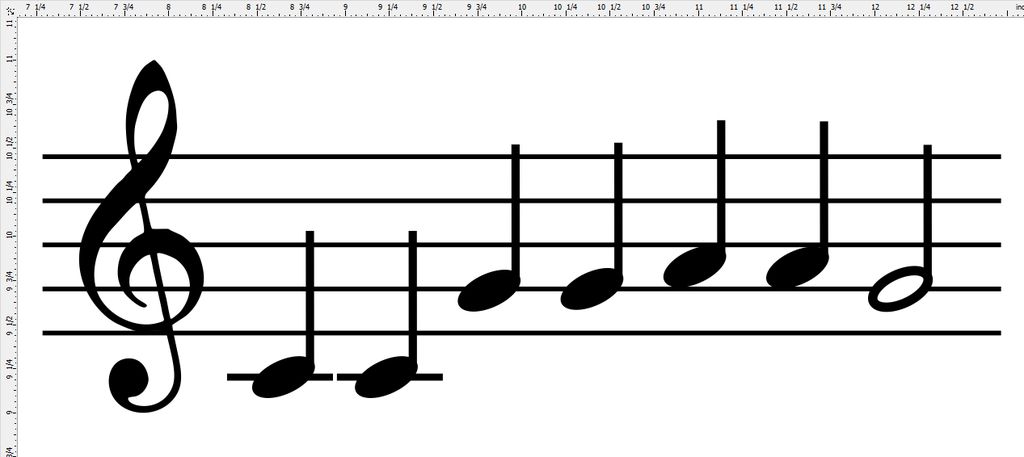 1024x457 Music Score Clipart