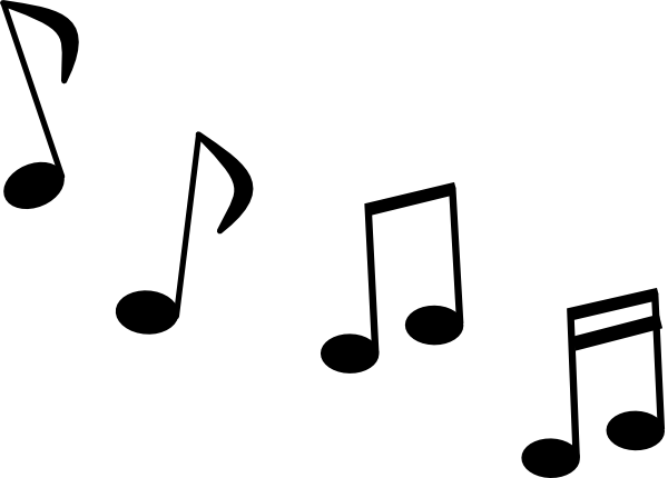 600x430 Music Notes Clipart Simple