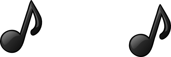600x202 Music Note Clip Art