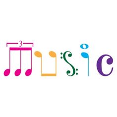 236x236 Coloured Single Music Notes