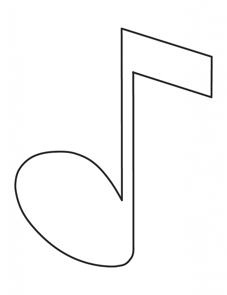 Music Notes Coloring Page | Free download on ClipArtMag