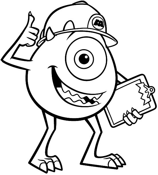 552x612 31 Best Monsters, Inc Coloring Pages Images