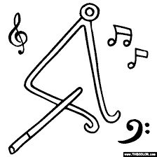 224x224 34 Best Instrument Coloring Pages Images Draw