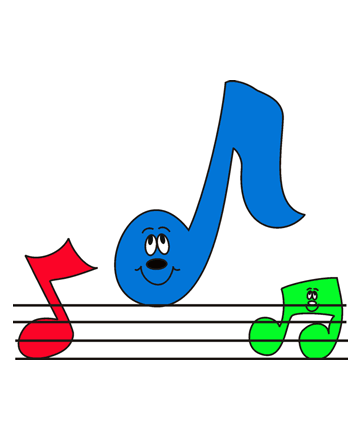 360x440 Type Music Notes Coloring Pages For Kids To Color And Print
